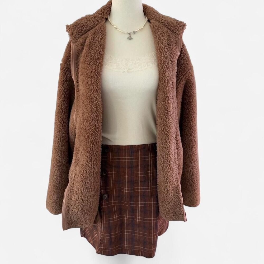 Victoria-s-secret Women's Brown and Tan Jacket